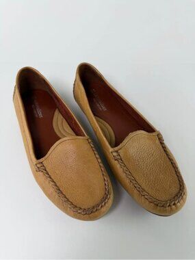 Naturalizer Leather Loafers Women’s Size 8.5 Tan Brown Comfort Slip On